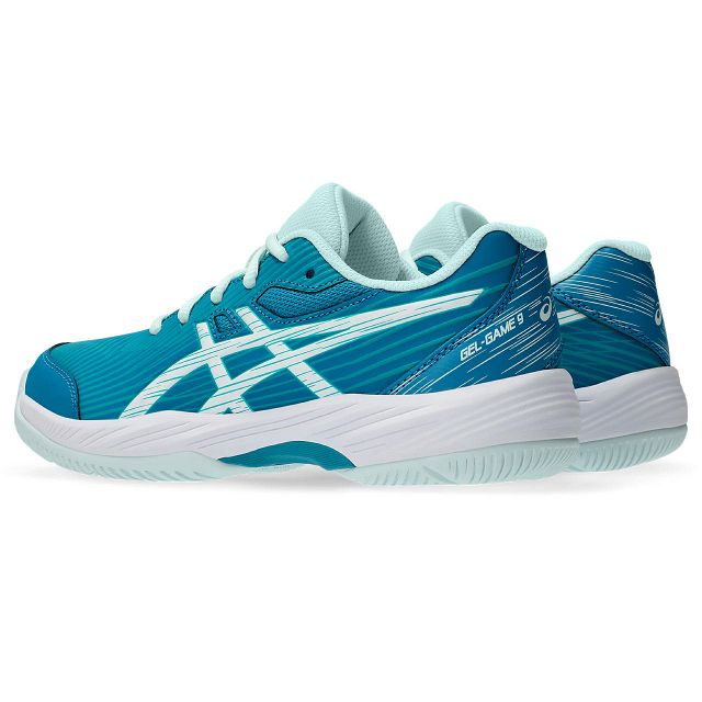 ASICS Gel-Game 9 GS Teal Blue / White