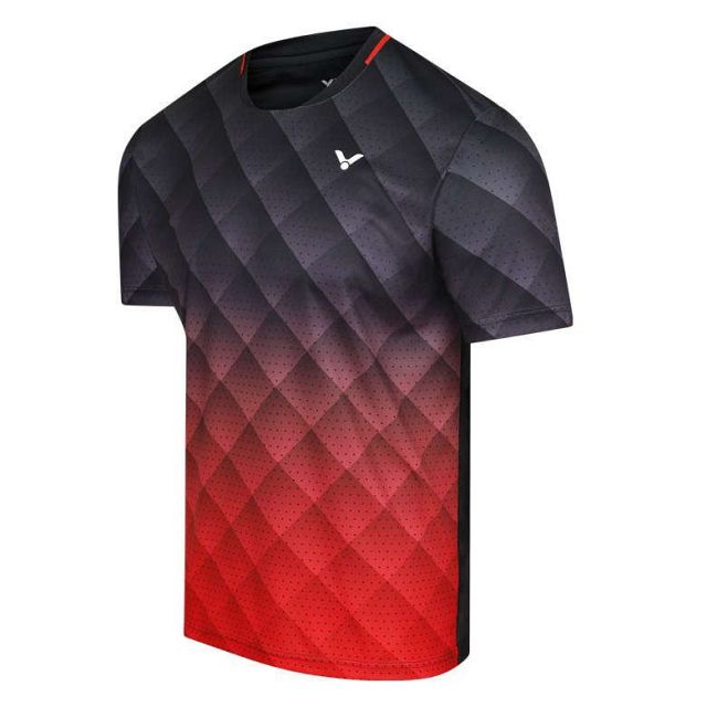 Victor Koszulka T-shirt T-13100 C Black / Red