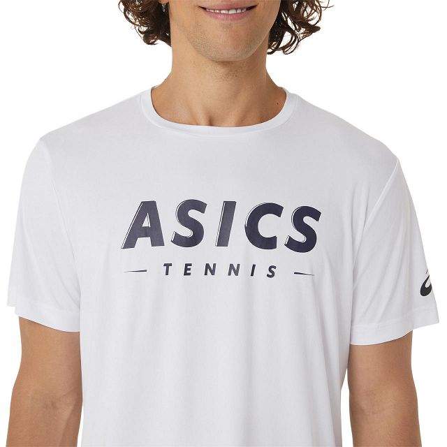 ASICS Court Tennis Graphic Tee White
