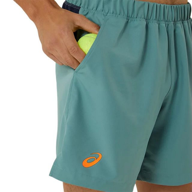 ASICS Court 7in Shorts Celadon