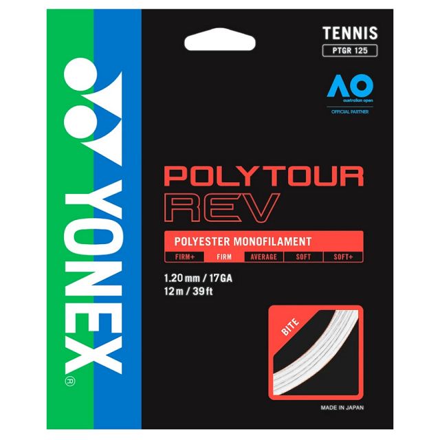 Yonex Poly Tour REV 120 White