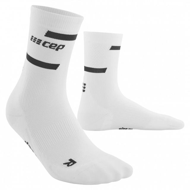 CEP Mid Cut Socks 4.0 White