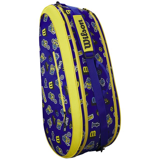 Wilson Minions 3.0 Team Racketbag 6R Blue / Yellow