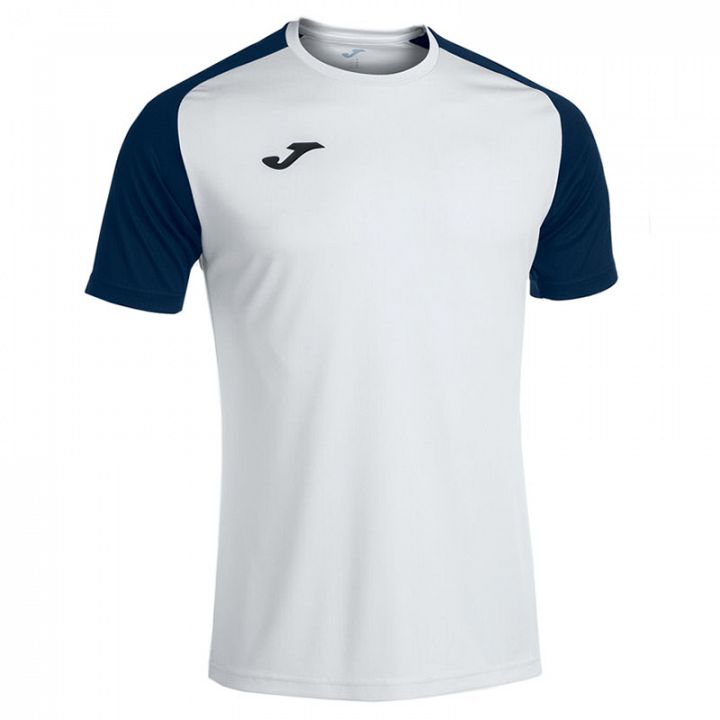 Joma Academy IV SS Tee White / Navy Blue