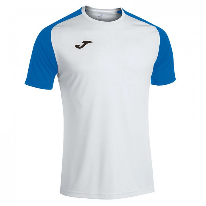 Joma Academy IV SS Tee White / Royal Blue