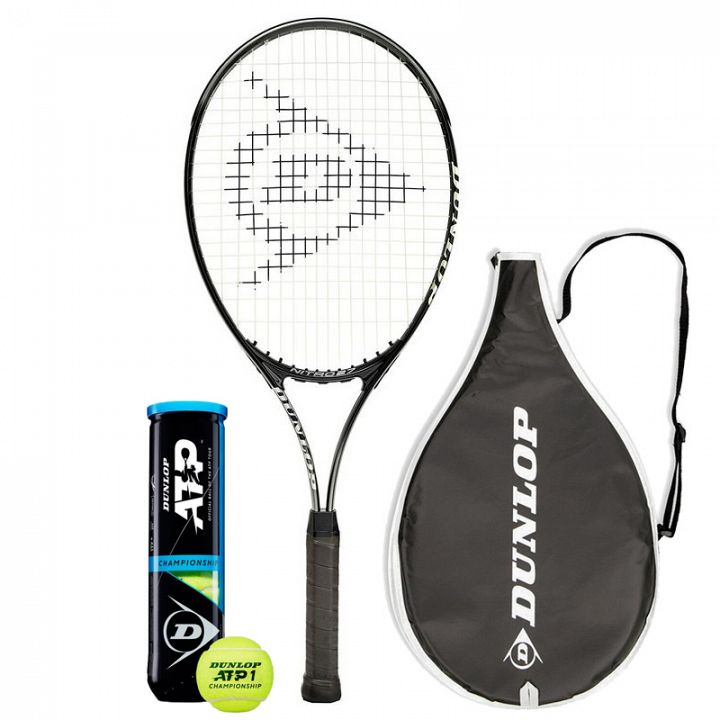 Dunlop Nitro 27 + Balls Set - Zestaw do tenisa