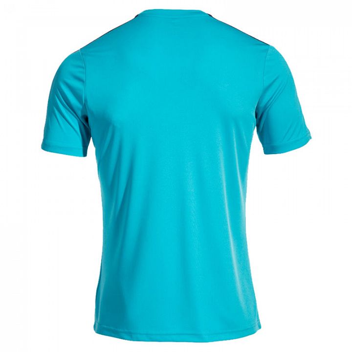 Joma Olimpiada SS Tee Fluorescent Turquoise / Navy Blue