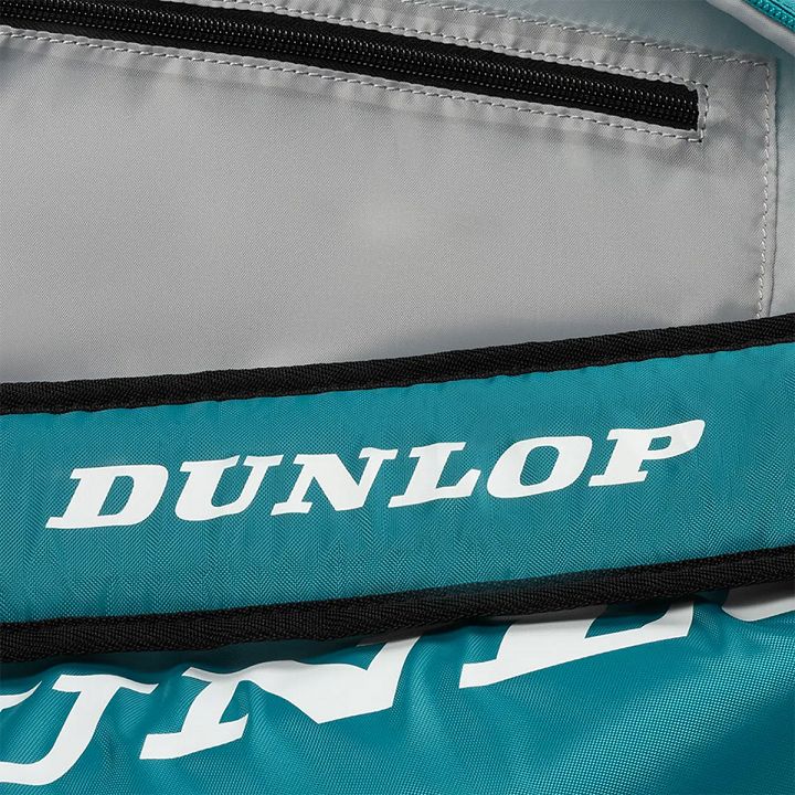 Dunlop SX Club Racketbag 10R Teal / Black / Yellow