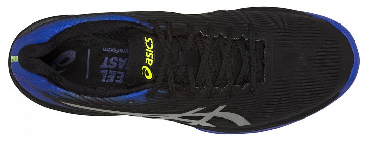 ASICS Solution Speed FF Clay Black / Illusion Blue