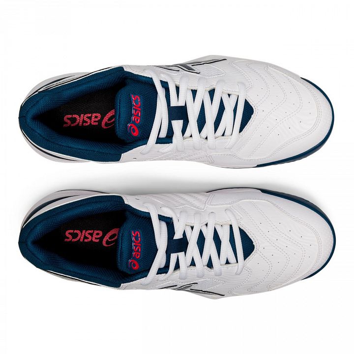 ASICS Gel-Dedicate 6 Clay - White / Mako Blue