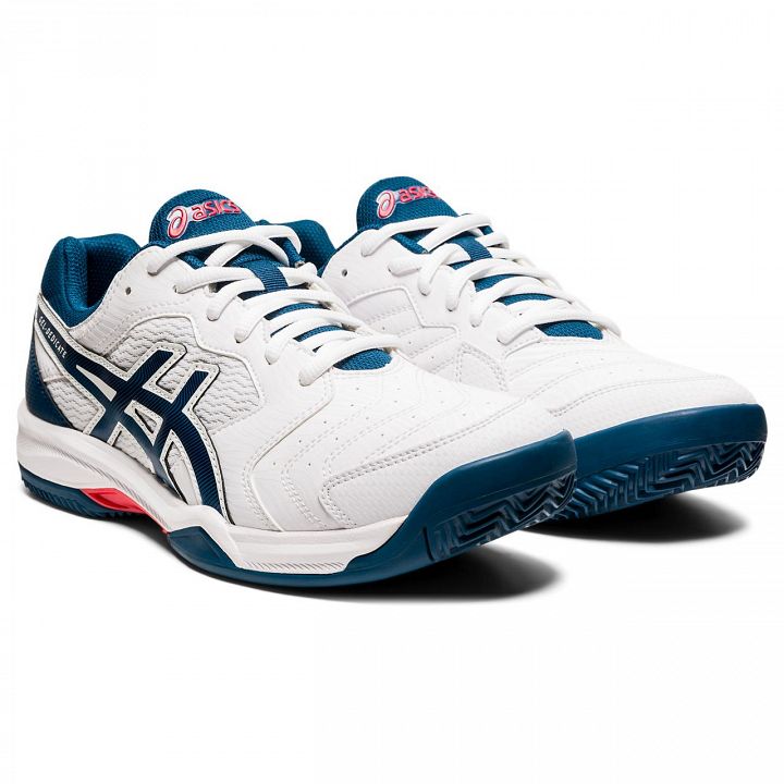 ASICS Gel-Dedicate 6 Clay - White / Mako Blue