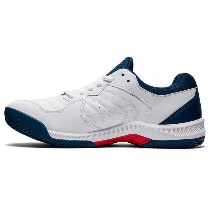 ASICS Gel-Dedicate 6 Clay - White / Mako Blue