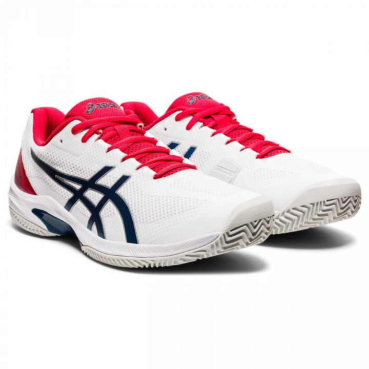 ASICS Court Speed FF Clay - White / Mako Blue