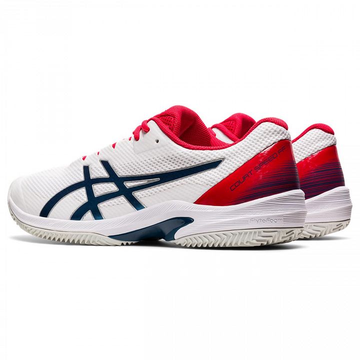 ASICS Court Speed FF Clay - White / Mako Blue