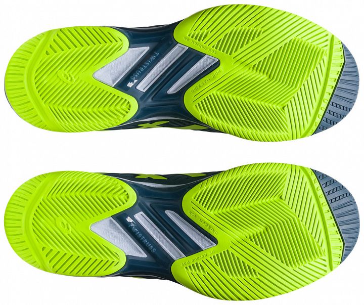 ASICS Solution Speed FF 2 Steel Blue / Hazard Green