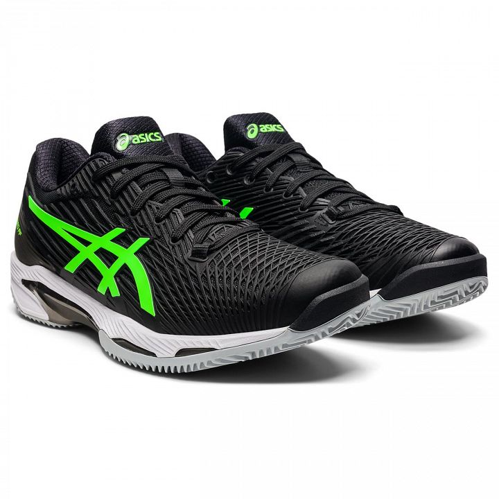 ASICS Solution Speed FF 2 Clay Black / Green Gecko
