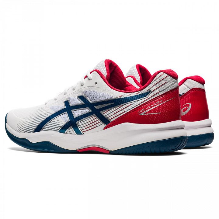 ASICS Gel-Game 8 AC White / Mako Blue