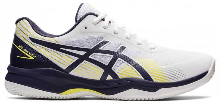 ASICS Gel-Game 8 Clay / OC - White / Indigo Fog
