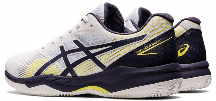 ASICS Gel-Game 8 Clay / OC - White / Indigo Fog