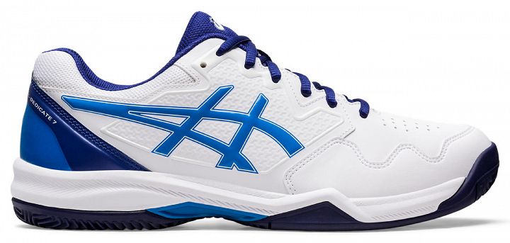 ASICS Gel-Dedicate 7 Clay White / Electric Blue