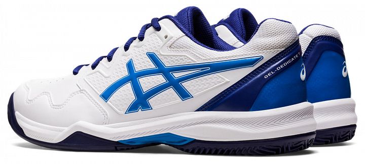 ASICS Gel-Dedicate 7 Clay White / Electric Blue