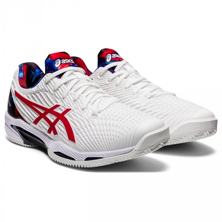 ASICS Solution Speed FF 2 L.E. Clay White / Classic Red