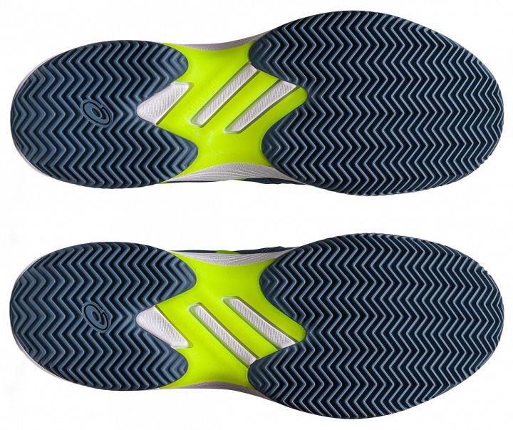 ASICS Solution Swift FF Clay Steel Blue / Hazard Green