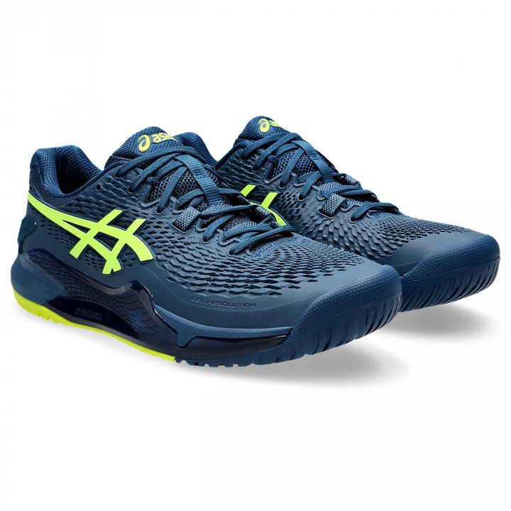 ASICS Gel-Resolution 9 Mako Blue / Safety Yellow