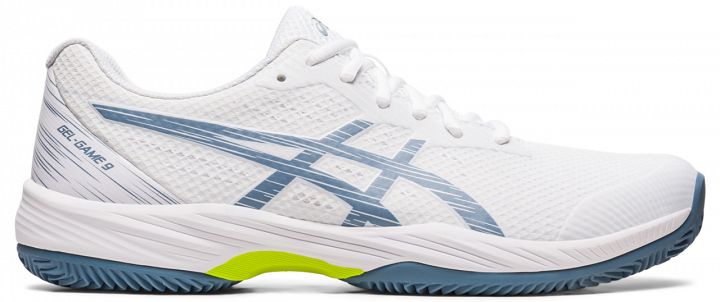 ASICS Gel-Game 9 Clay / OC - White / Steel Blue