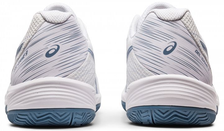 ASICS Gel-Game 9 Clay / OC - White / Steel Blue