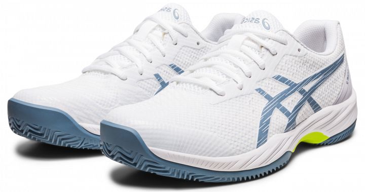 ASICS Gel-Game 9 Clay / OC - White / Steel Blue