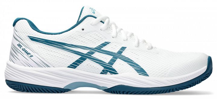 ASICS Gel-Game 9 Clay / OC - White / Restful Teal