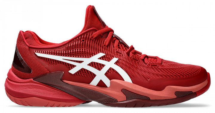 ASICS Court FF 3 "Novak" Cranberry / White