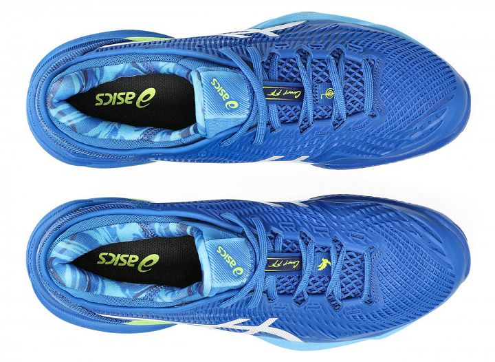 ASICS Court FF 3 Clay "Novak" Tuna Blue / White