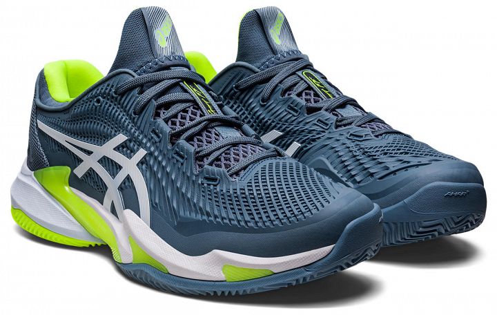 ASICS Court FF 3 Clay Steel Blue / White