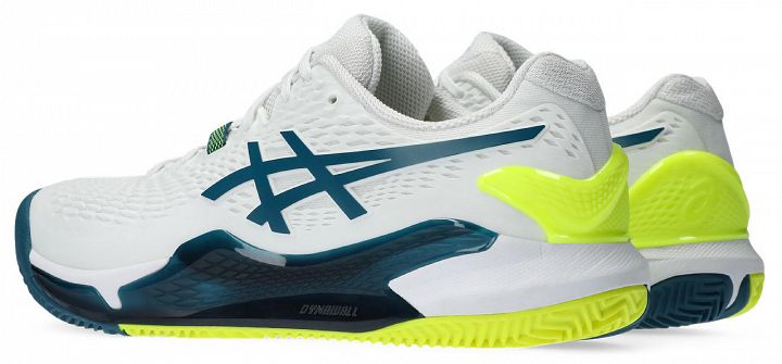 ASICS Gel-Resolution 9 Clay White / Restful Teal