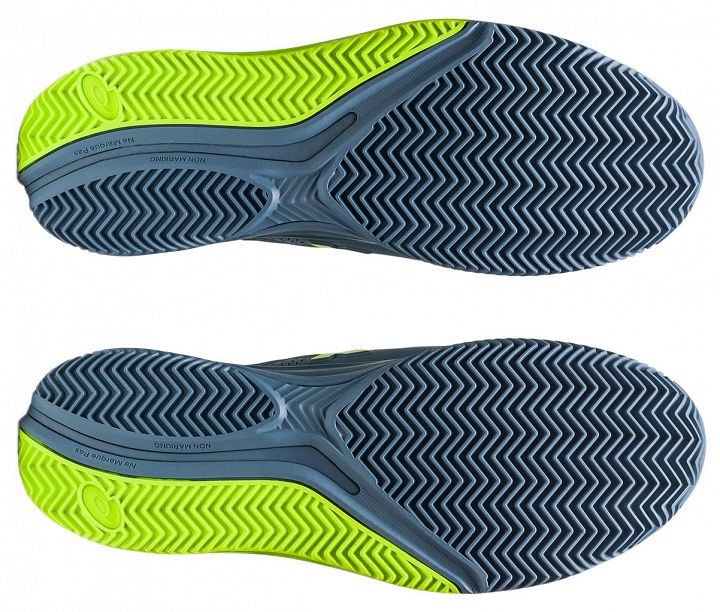 ASICS Gel-Resolution 9 Clay Steel Blue / Hazard Green