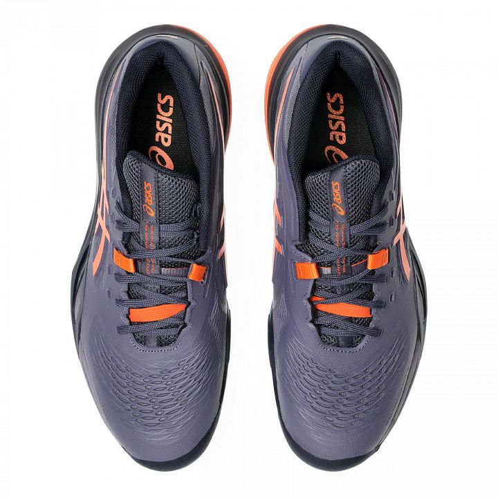 ASICS Gel-Resolution X Greyish Purple / Nova Orange