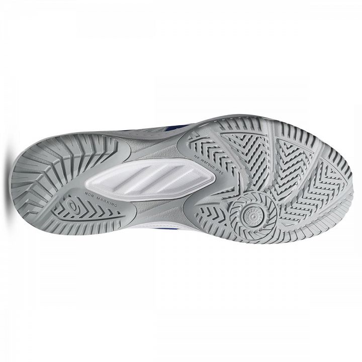 ASICS Court Slide 4 White / Dark Cobalt