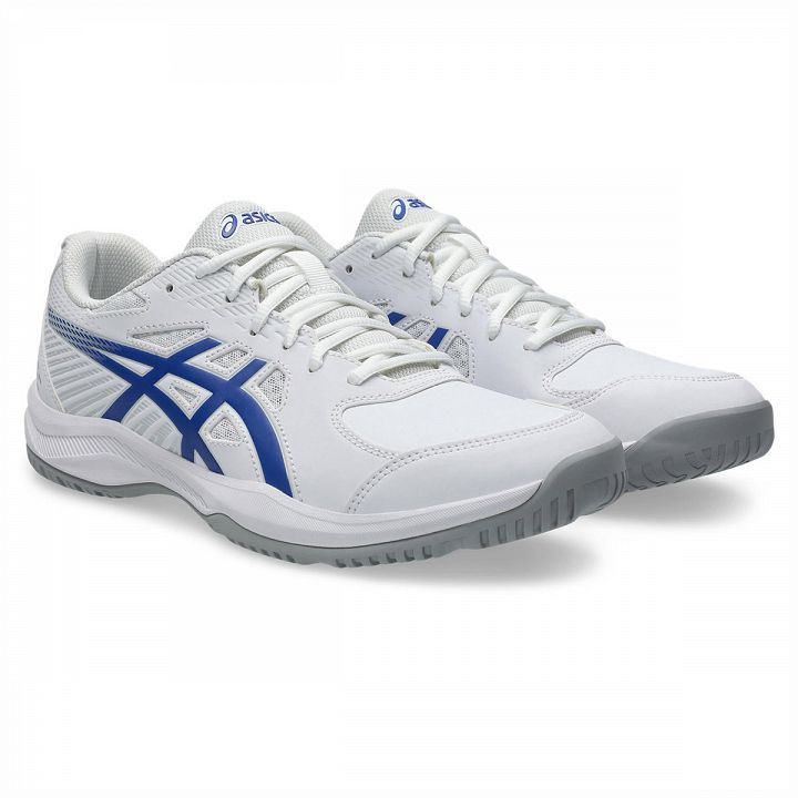 ASICS Court Slide 4 White / Dark Cobalt