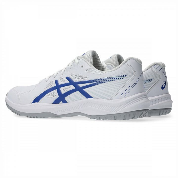 ASICS Court Slide 4 White / Dark Cobalt