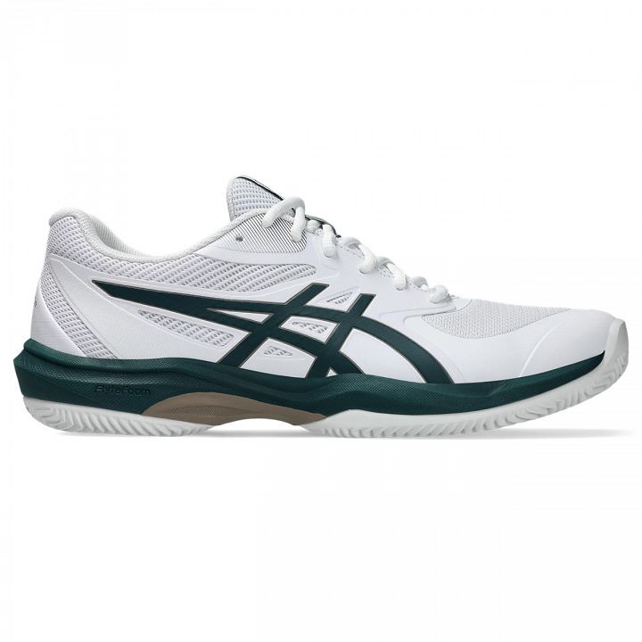 ASICS Game FF Clay / OC - White / Saxon Green