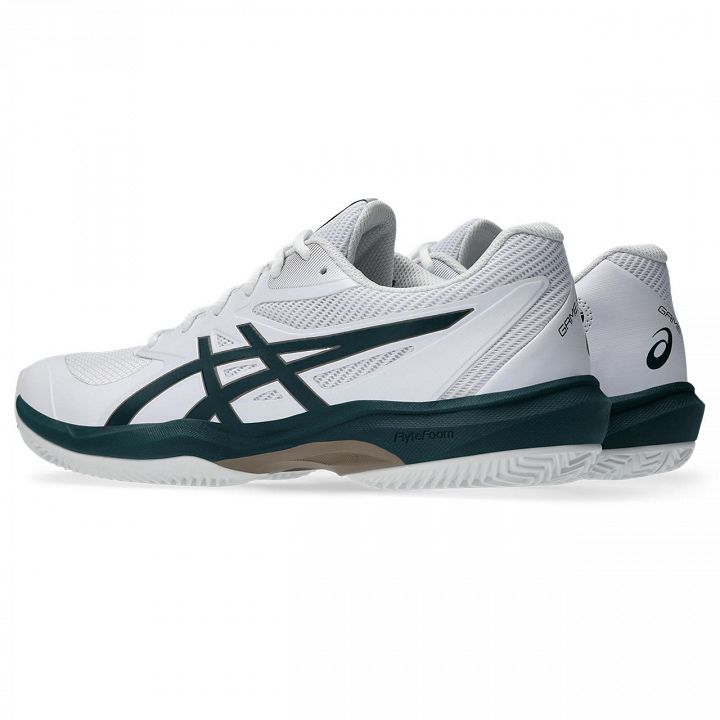 ASICS Game FF Clay / OC - White / Saxon Green