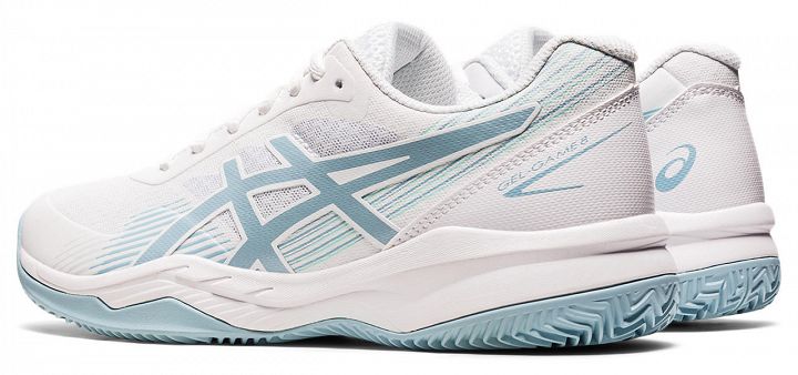 ASICS Gel-Game 8 Clay / OC - White / Smoke Blue