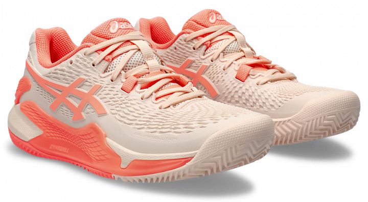 ASICS Gel-Resolution 9 Clay Pearl Pink / Sun Coral