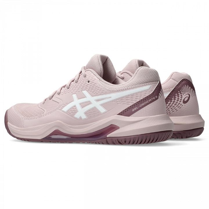 ASICS Gel-Dedicate 8 Watershed Rose / White