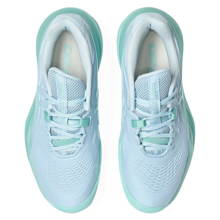 ASICS Gel-Resolution X Light Blue / Oasis Green