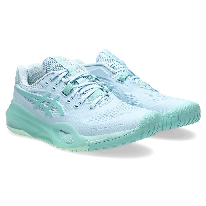ASICS Gel-Resolution X Light Blue / Oasis Green