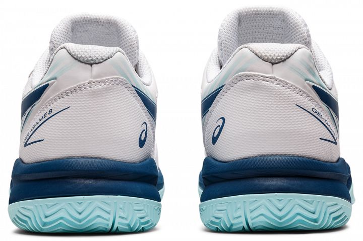ASICS Gel-Game 8 GS Clay / OC - White / Light Indigo