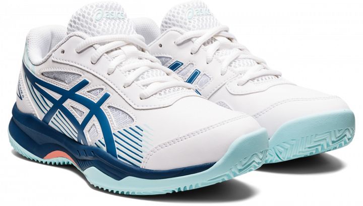 ASICS Gel-Game 8 GS Clay / OC - White / Light Indigo